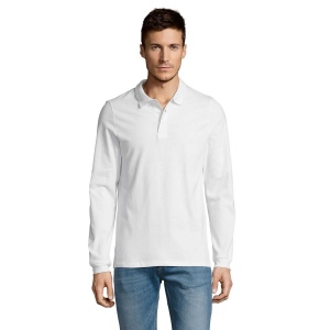 Polo mixte blanc 210 grs Sol's - Winter II - 11353B