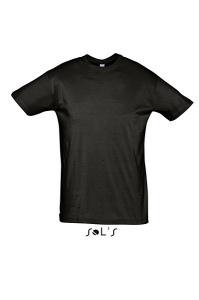 T-Shirt col rond noir 150 g Sol's - Regent - 11380N