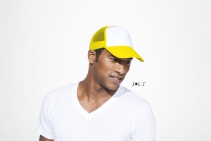 Casquette filet 5 panneaux Sol's - Bull - 88107