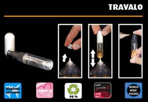 Vaporisateur rechargeable sur n'importe bouteille de Parfum