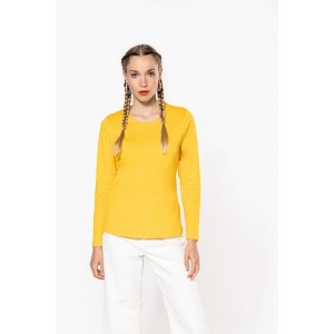 Tee-shirt femme manches longues encolure ronde Kariban