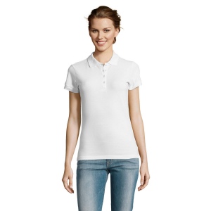 Polo piqué femme blanc 210 g Sol's - People - 11310B