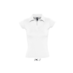 Polo femme blanc 220 g Sol's - Pretty - 11325B