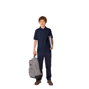 Polo Safran blanc B&C