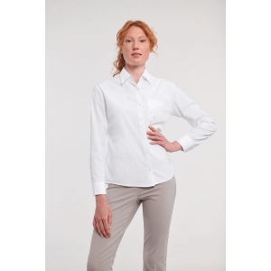 Chemise en popeline femme manches longues Russell Collection