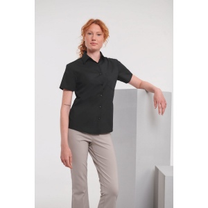 Chemise en popeline femme manches courtes Russell Collection