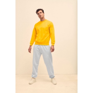 Sweat manches droites blanc Fruit of the Loom