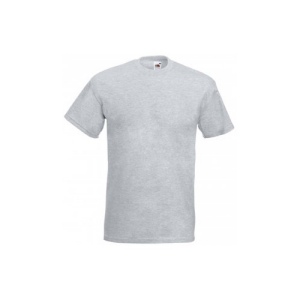T-shirt manches courtes gris et gris chiné Fruit of the Loom