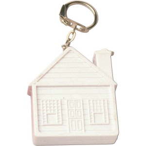cadeaux affaire - Porte-clés mètre-ruban 'Maison' de 2 m