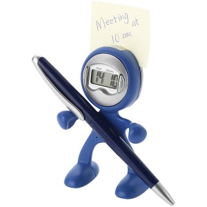 cadeaux affaire - Horloge flexible avec alarme/multifonctions/porte-mémo