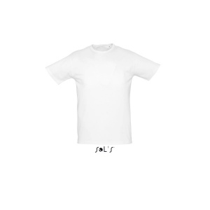 T-shirt homme col rond manches courtes blanc Sol's - Milano - 11934B