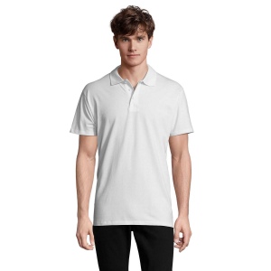 Polo homme blanc Sol's - Spring II - 11362B