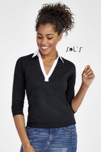Polo femme manches 3/4 Sol's - Panach - 11329