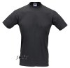 T-Shirt col rond noir 150 g Sol's - Regent - 11380N
