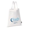Sac blanc non tissé, anses courtes