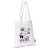 Sac blanc non tissé, anses longues