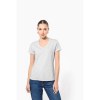 Tee-shirt femme manches courtes encolure V Kariban