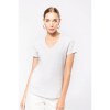 Tee-shirt femme manches courtes encolure V Kariban