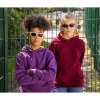 Sweat-shirt enfant capuche contrastée