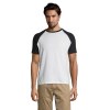 T-Shirt col rond raglan bicolore 150 g Sol's - Funky - 11190