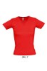 T-Shirt col V couleur 220 g Sol's - Lady V - 11835C