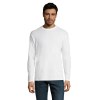 T-Shirt manches longues col rond blanc 150 g Sol's - Monarch - 11420B
