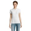 Polo piqué femme blanc 210 g Sol's - People - 11310B