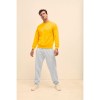 Sweat manches droites blanc Fruit of the Loom