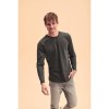 T-shirt manches longues col rond blanc Fruit of the Loom