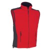 Gilet doublé polaire avec contraste sur l'epaule et cotés