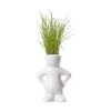 Figurine avec herbe en guise de cheveux Dude