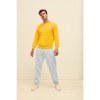 Sweat manches droites blanc Fruit of the Loom