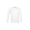 T-shirt homme col rond manches longues blanc Sol's - Century - 11938B