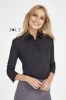 Chemise femme popeline manches 3/4 Sol's - Eternity - 17050