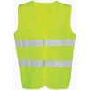 Gilet de sécurité avec bandes fluorescentes